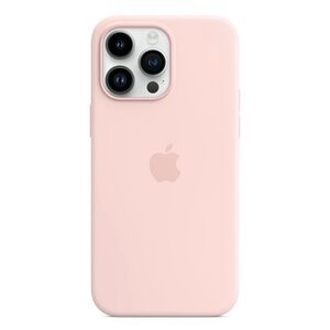 iPhone 14 Pro Max Silicone Case with MagSafe - Chalk Pink